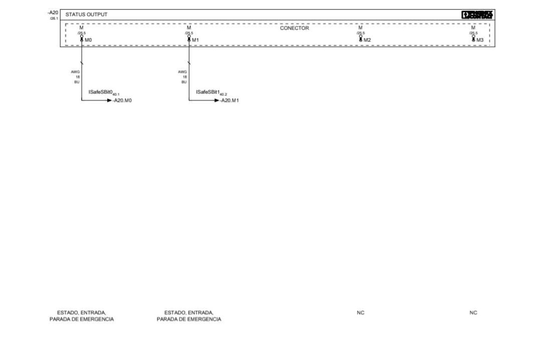 Diagrama eléctrico compartido en la sesión